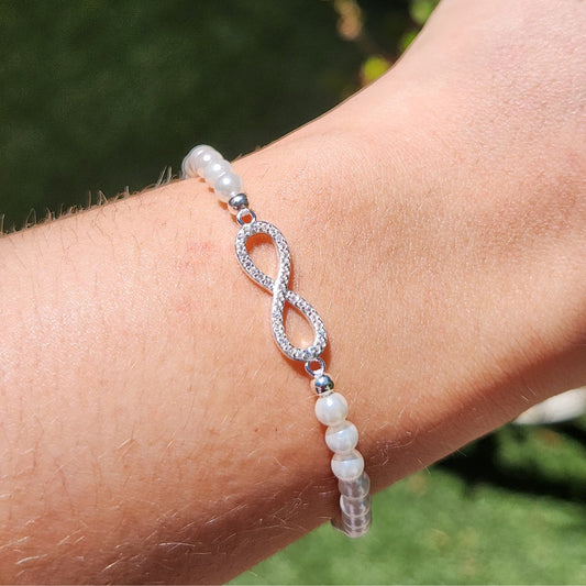 Pulsera perlas infinitas