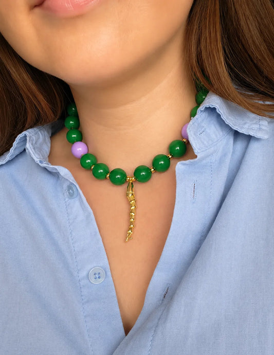Collar Fish Verde
