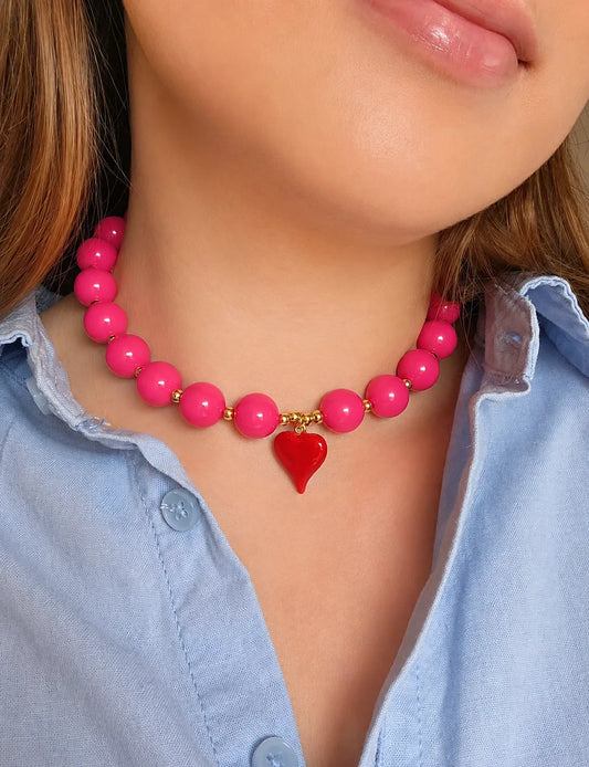Collar Shelly Fucsia